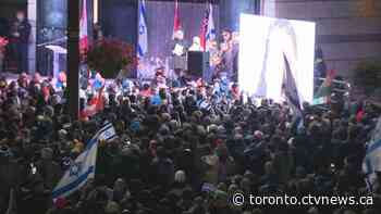 Thousands gather in solidarity with Israel at North York rally