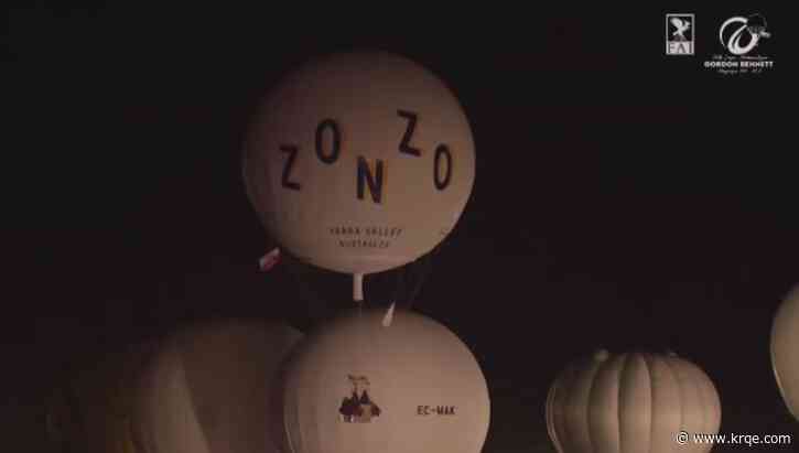 Officials: Balloon participating in Gordon Bennett race hits powerline, 2 hospitalized