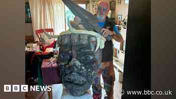 Head of Coventry Zoo's Zulu statue set for public display