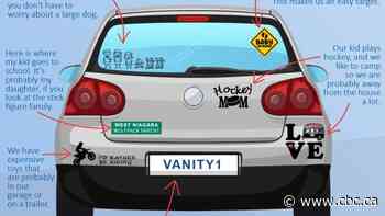 How bumper stickers on your car can attract criminals, Niagara police say