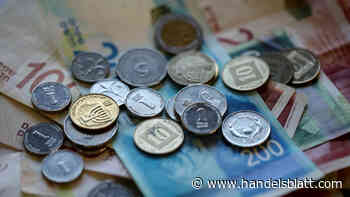 Währung: Israelischer Schekel fällt auf tiefsten Stand seit 2016