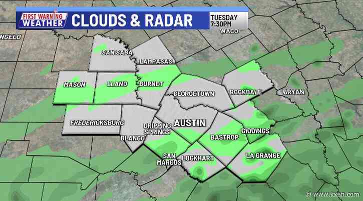 Cloudy and cooler for all, rain for some