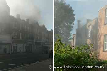 Gas cylinders removed in fire at Willesden Green restaurant