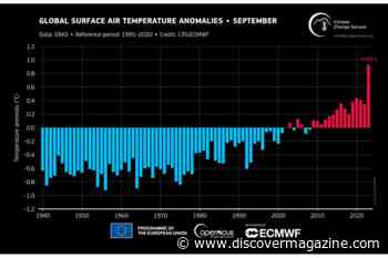 Global Temperatures in September Were "Absolutely Gobsmackingly Bananas"