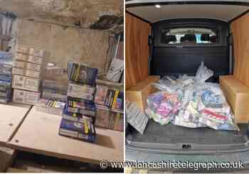 Illegal cigarettes and vapes worth £12,000 seized by police