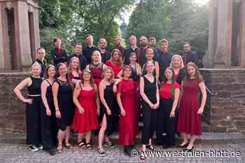 Vokalensemble Pop-Up singt in Steinheim
