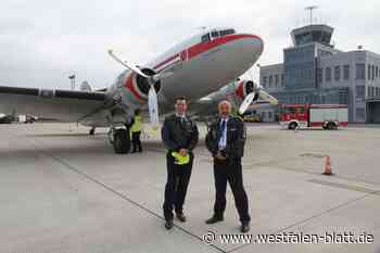 Rosinenbomber landet am Flughafen Paderborn-Lippstadt