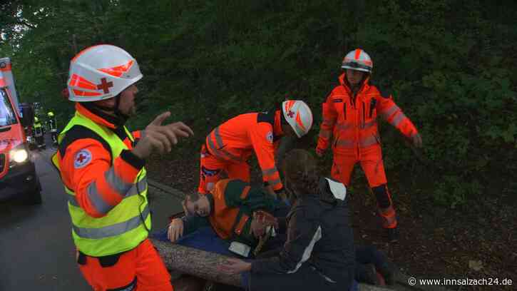 Gespielte Naturkatastrophe: Dramatische Großübung des BRK Traunstein fordert Einsatzkräfte