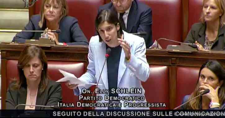 Israele, Schlein in Aula: “Attacco gravissimo, va isolato Hamas. Due popoli e due stati è l’unica soluzione per una pace duratura”