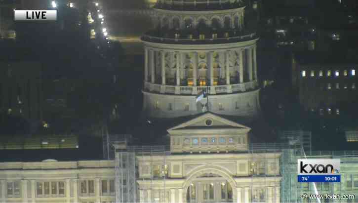 Texas flag briefly flown upside down at the state Capitol