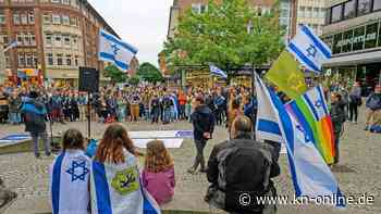 So verlief die Solidaritätsdemonstration für Israel in Kiel
