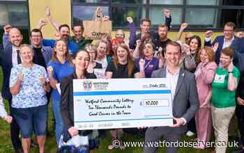 Watford Community Lottery raises £10,000 for good causes