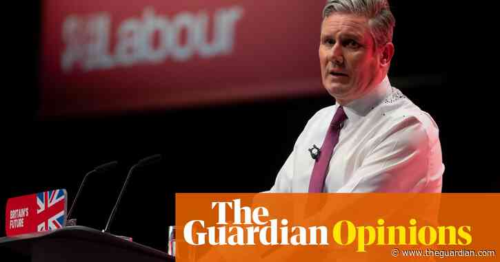 The vibe was almost rock’n’roll – but Starmer’s speech was serious business  | John Crace