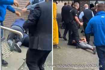 Mall Blackburn worker lies bloodied on floor after town centre attack
