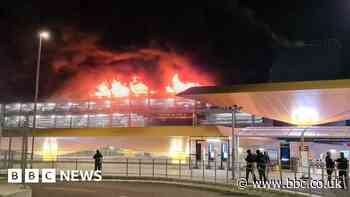 Luton Airport flights suspended after large car park fire