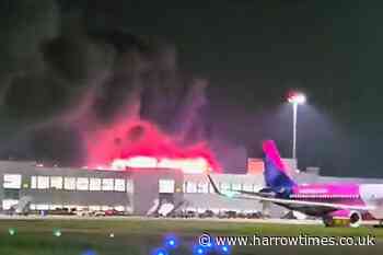Luton Airport fire: All flights suspended amid closure