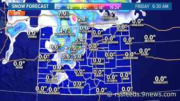 First big snow of the season likely in Colorado this week