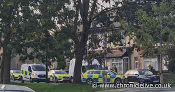 Two men arrested after police officers stop vehicle believed to be using cloned number plates in Hazlerigg
