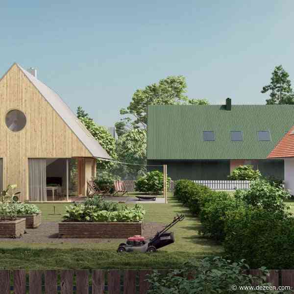 Cake Houses is an "architectural recipe" to create wooden homes in the Czech Republic