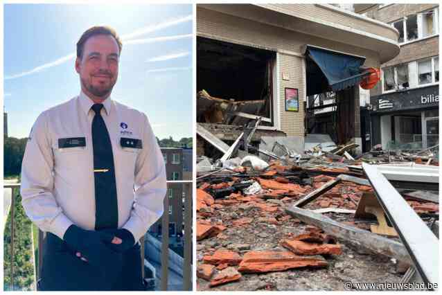 Politie-inspecteur Fabrice Rosseel (34) raakte een jaar geleden zwaargewond bij gasexplosie: “Pas toen mijn collega’s me niet herkenden, besefte ik hoe ernstig gewond ik was“