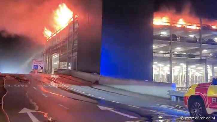 Range Rover diesel veroorzaakt enorme vliegveld brand