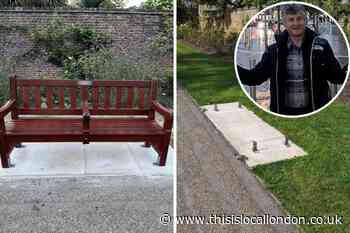 Thieves steal memorial benches from Gladstone Park in Brent