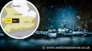 Hertfordshire weather: Met Office issues heavy rain warning