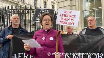 Protest outside Downing Street over Jason Moore murder conviction