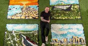 These iconic UK landscapes look good enough to eat - after being recreated out of food