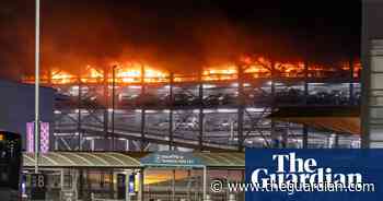 Luton airport reopens after huge car park fire grounded all flights