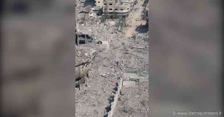 Gaza dopo i bombardamenti è una città fantasma: la testimonianza del giornalista con le impressionanti immagini dall’alto