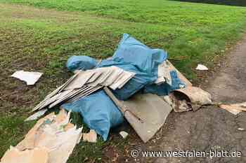 Warburg: Wilde Müllkippe in der Dösseler Feldflur