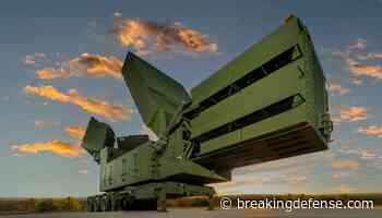 Facing air and missile threats from all sides, the Army’s LTAMDS 360° radar sees all
