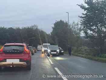 Delays on busy Blackburn route following crash