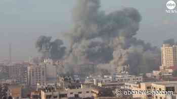 WATCH:  Israeli airstrikes pound university in Gaza