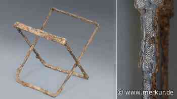 „Spektakulärer Jahrhundertfund“: 1400 Jahre alter Klappstuhl nahezu vollständig erhalten