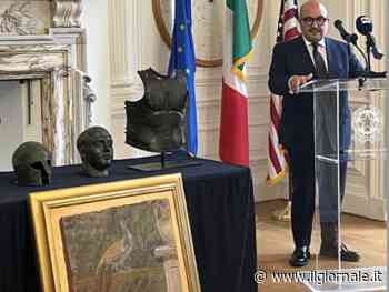 Sangiuliano: "Restituite all'Italia 19 opere d’arte trafugate illegalmente"