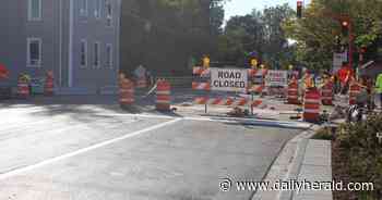 Downtown Cary streetscape taking shape; first phase expected to finish this fall