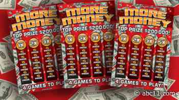 Raleigh man wins $200,000 on scratch-off lottery ticket