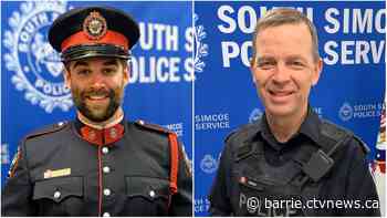 South Simcoe officers killed in line of duty remembered on 1st anniversary of their deaths