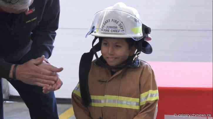 Calgary's junior fire chief appointed; will promote cooking safety for Fire Prevention Week