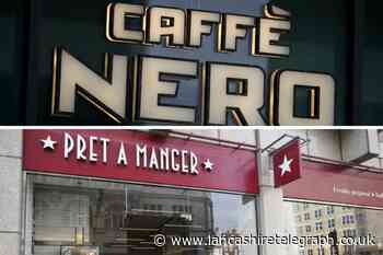 Deliveroo shares free coffee deals at Caffè Nero and Pret A Manger