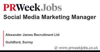 Alexander James Recruitment Ltd: Social Media Marketing Manager