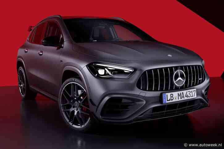 Kleine facelift nu ook voor Mercedes-AMG GLA 45