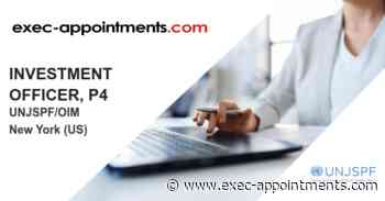 UNJSPF/OIM: INVESTMENT OFFICER, P4