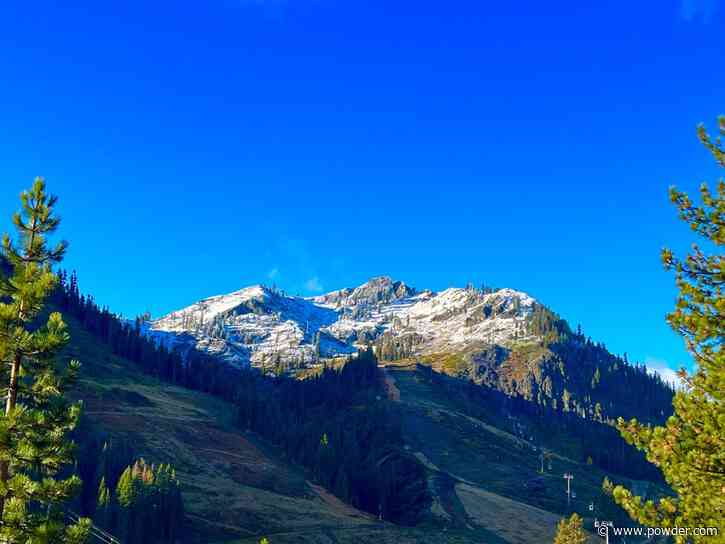 Lake Tahoe's Largest Ski Resort Greets Season's First "Real" Snowfall With Excitement