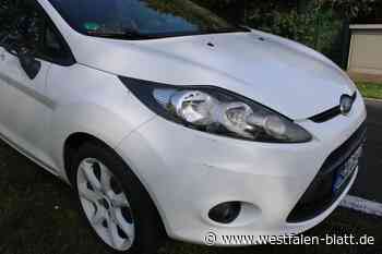 Preußisch Oldendorf: Pkw fährt gegen Leitpfosten – Verursacher flüchtig