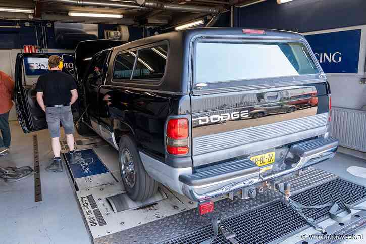 Dodge Ram Van 1500 (1999) - Op de rollenbank