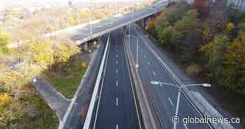 Downbound lanes on Hamilton’s Claremont Access likely to reopen before the end of October