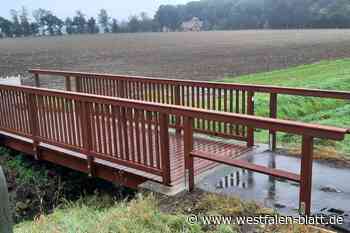 Radwegbrücke in Tonnenheide nach Monaten fertiggestellt